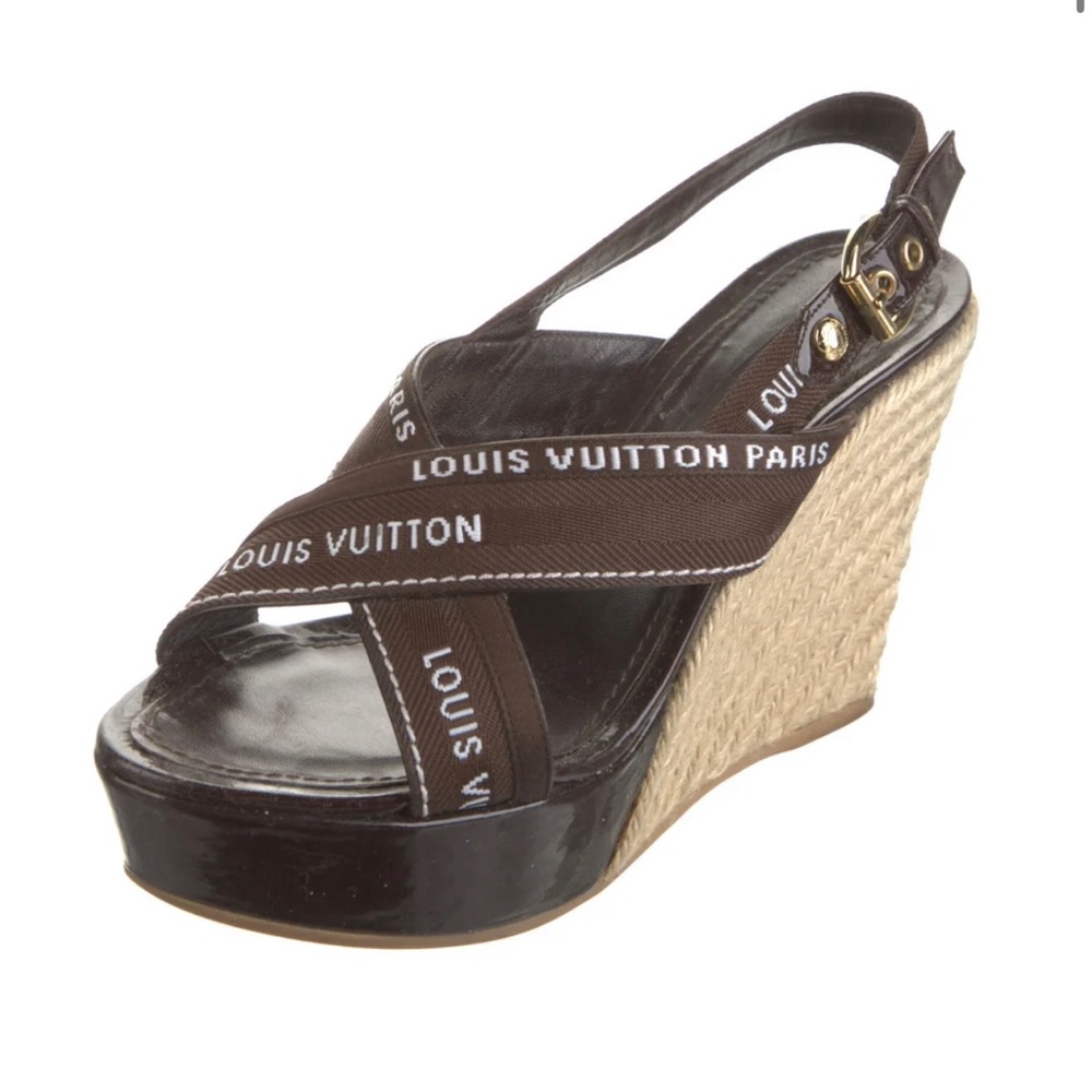 Louis Vuitton Printed Wedges/Espadrilles - Picture 2 of 5
